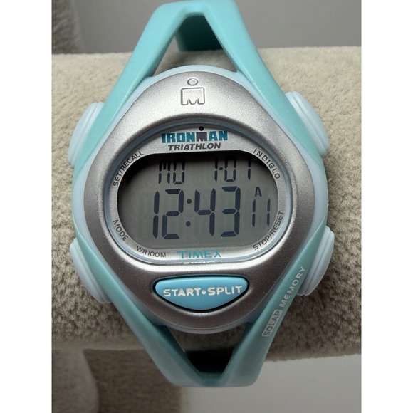 Timex‎ T5K701 M892 Ladies New Battery Ironman Mint Blue 33MM 7.5\